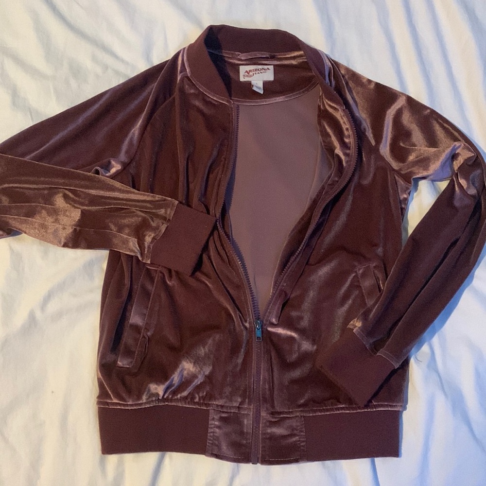 Arizona jean co. velvet jacket pinkish jacket with working pockets
